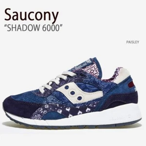 Saucony Shadow 6000 Paisley Blue Grey Northern Soul 2022 S70724-1 Men 10.5 Shoes - Picture 1 of 13