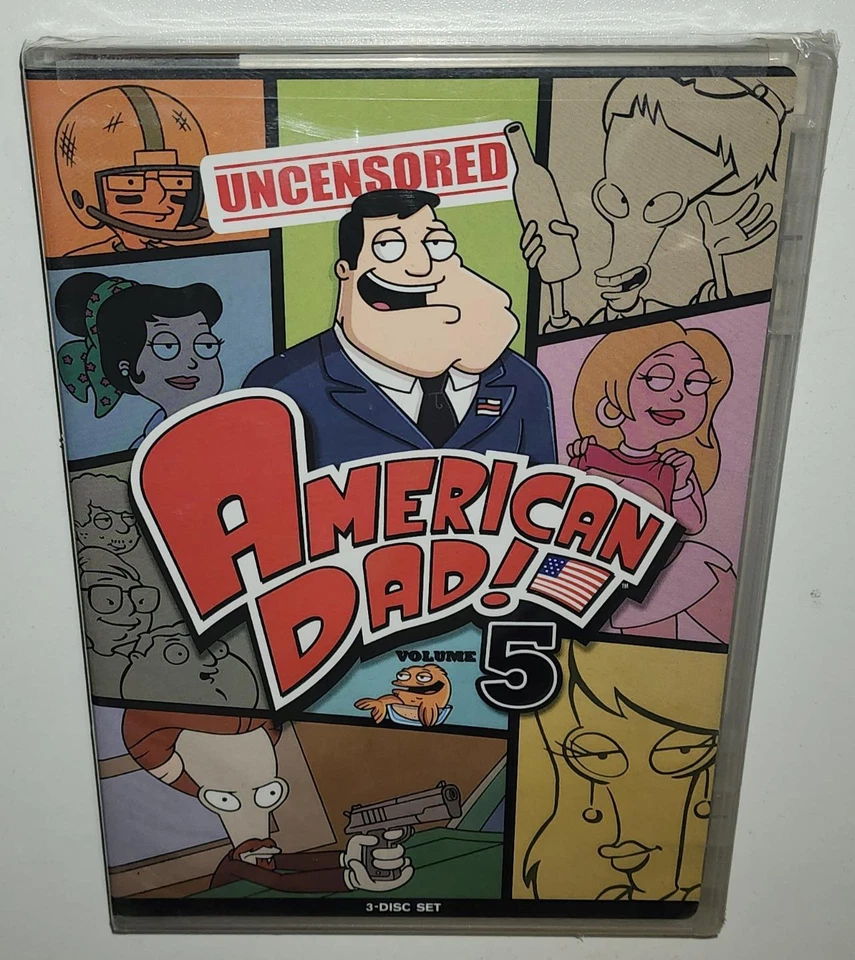 AMERICAN DAD VOLUME 5 BRAND NEW SEALED R1 DVD - Image 1 of 1