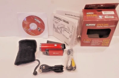 Mustek DV526L Digital Video Camera 6-in-1 Multi-Functional Camera Camcorder Kit - Image 1 of 4