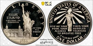 1986-S Statue of Liberty $1 PCGS PR68DCAM - Picture 1 of 1