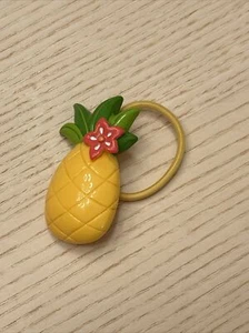 GYMBOREE ALOHA SUNSHINE YELLOW PINEAPPLE PONYTAIL HOLDER 1-ct NWT - Picture 1 of 1