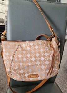 Fossil Women's Trim Leather Brown Handbag & Crossbody Bag - Picture 1 of 11