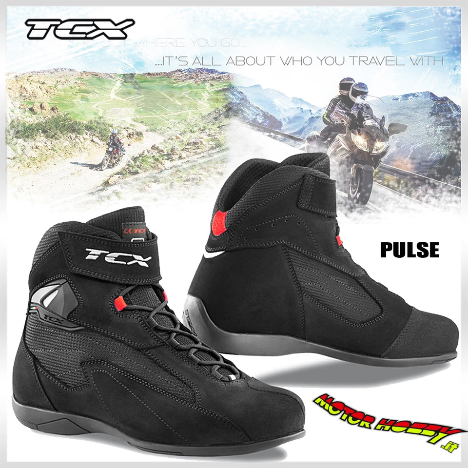 SCARPE DA MOTO TECNICA TCX PULSE TOURING NAKED COLORE NERO TAGLIA 47 - (12,5) - Immagine 1 di 1