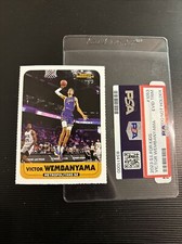 2023 Sports Illustrated SI For Kids Victor Wembanyama RC PSA Evidence Trimming