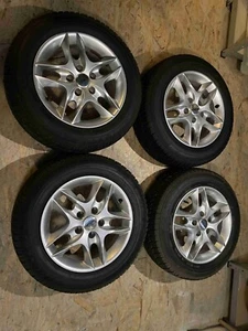 4x Ronal Leichtmetallfelgen 15 Zoll Winterkompletträder 195/65 R15 91T M+S - Bild 1 von 6