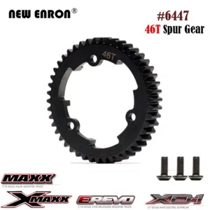 46T 1.0M 6447 Spur Gear Steel For RC Car Traxxas XMaxx XO-1 ERevo 2.0 MAXX XRT - Picture 1 of 7