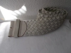 hochwertiger Ledergürtel geflochten o. Schnalle - Bild 1 von 5