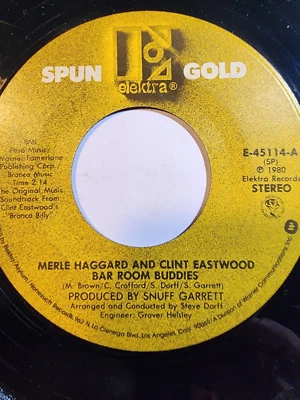 Merle Haggard And Clint Eastwood- Bar Room Buddies / Not So Great VG+ F276 - Image 1 of 2