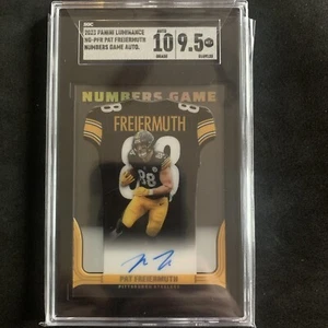 PAT FREIERMUTH 2023 Luminance Numbers Game SSP Auto SGC 9.5/10 - Picture 1 of 3