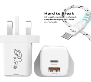 Charger For Honor 200 Smart Lite Pro X6B Fast 20W Wall Charging PD Plug Adapter - Picture 1 of 21
