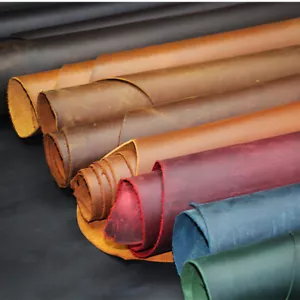 Veg-Tanned & Cowhide Tooling Leather 100% Genuine Cowhide Full Grain 2.0 / 3.0mm - Picture 1 of 267