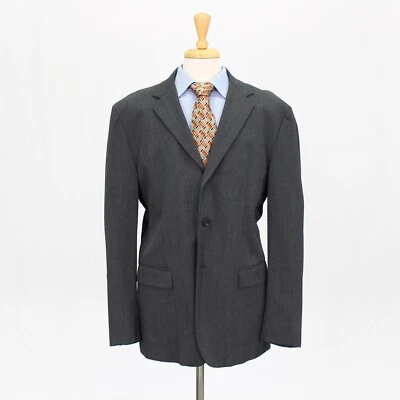 Chaqueta Blazer Abrigo Deportivo Jil Sander 44L Gris Lana Sólida 3B Foto 1 de 4