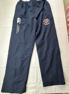 Canterbury Of New Zealand Pantaloni da Pista Rugby Pantaloni da Allenamento Uomo Blu Medium A7 - Foto 1 di 11