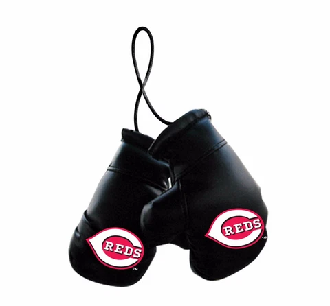 Cincinnati Reds Mini Boxing Gloves Rearview Mirror Ornament Cover