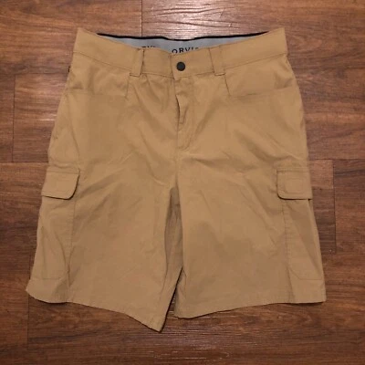 Orvis Tech Stretch Cargo Shorts Men's Size 32 Beige Tan Golf Fishing Hiking - Image 1 of 4