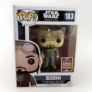 Funko Pop Star Wars Rogue One Bodhi 2017 Summer Convention Minor Box Damage, New - Picture 1 of 12