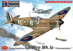 1/72 WW2 Fighter : Supermarine Spitfire MK.Ia "Commanders"[RAF] #0262 : KP MODEL - Picture 1 of 2