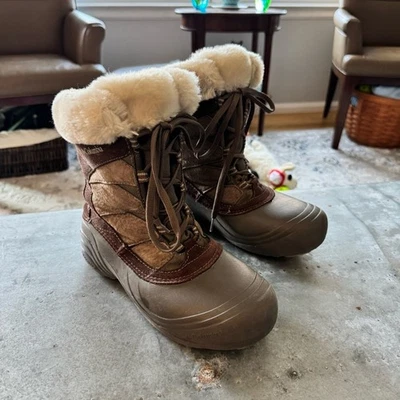 Botas impermeables Columbia 8 tostadas (Sierra Summit) con aislamiento térmico con cordones Foto 1 de 4