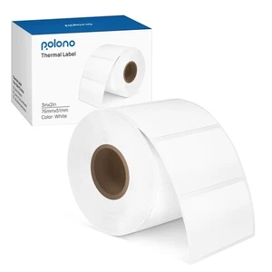 POLONO Genuine 3" x 2" Direct Thermal Self-Adhesive Address Shipping Labels -... - Picture 1 of 7