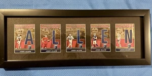 GERAHMT 2022 Donruss Elite Josh Allen Spellbound Set PINK Buffalo Bills A L E N - Bild 1 von 9