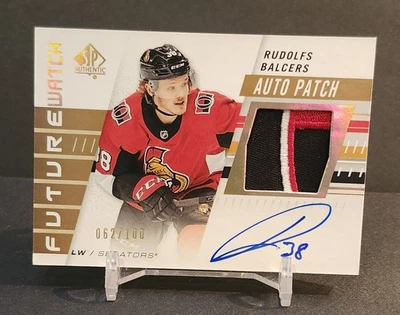 2019 SP Authentic Future Watch Limited Rudolfs Balcers RPA Rookie Patch Auto RC - Image 1 of 2