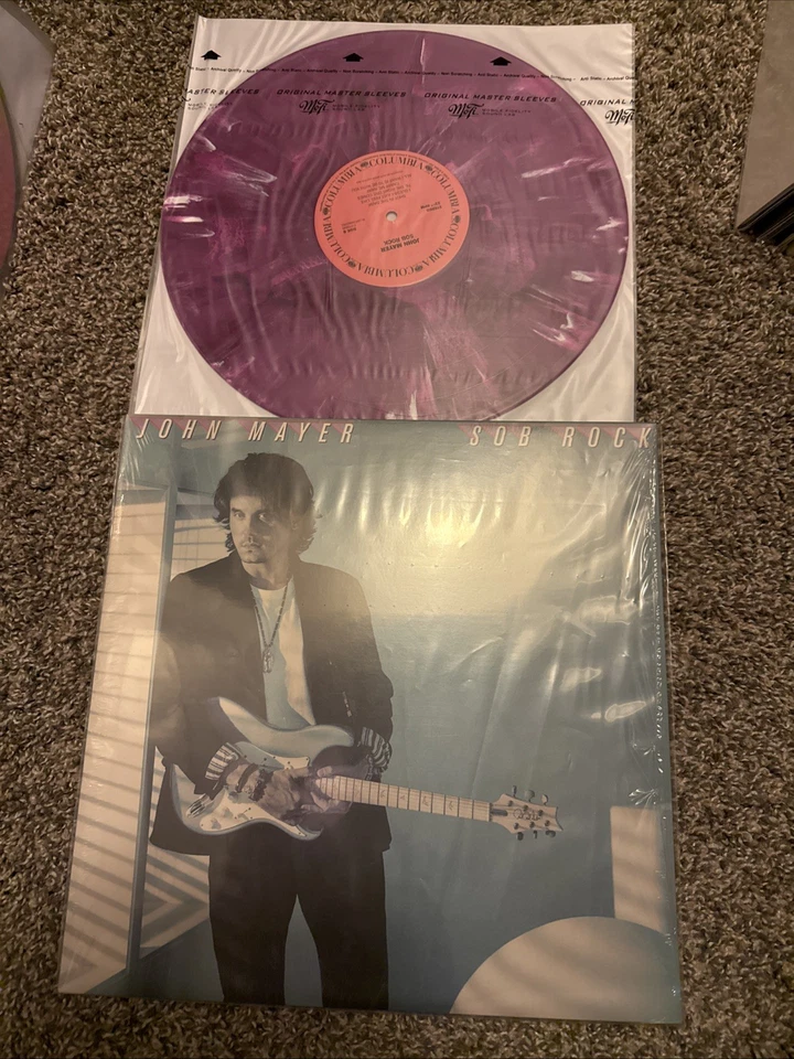 John Mayer Sob Rock Shop Exclusive Purple Swirl Colored Vinyl LP Sealed New Rare - Image 1 of 1