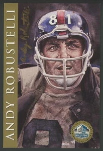 Tarjeta/foto firmada por Andy Robustelli de la serie Signature 1998 de la corte | Autógrafo de los Gigantes - Imagen 1 de 1