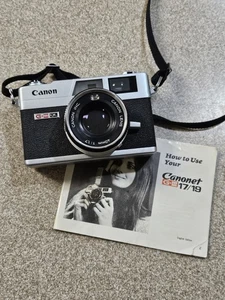 CANON Canonet QL17 GIII 40mm f 1.7 35mm Film Rangefinder Camera - Picture 1 of 7
