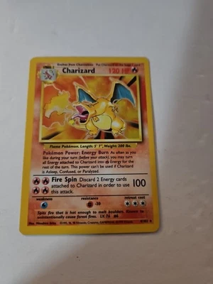 Pokémon TCG Charizard Base Set 4/102 Holo Rare Unlimited - Image 1 of 4