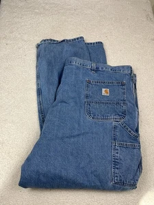 Jeans Carhartt uomo falegname larghi grandi 52x32 larghi denim - Foto 1 di 9