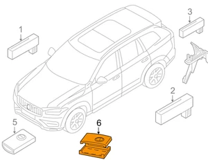 VOLVO XC90 MK2 Remote Shell Gehäuse 31652171 NEUES ECHTES - Bild 1 von 3