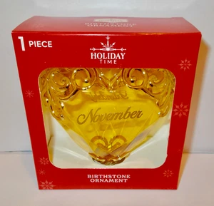 Holiday Time Topas November Geburtsstein Weihnachtsbaum Herzschmuck 2025 - Bild 1 von 1