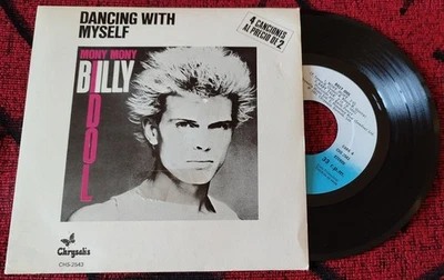 BILLY IDOL ** Dancing With Myself ** 1981 SPAIN 4-TRACK PROMO 7" EP SINGLE - Image 1 of 4