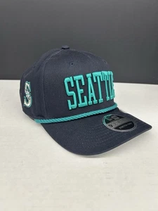 SEATTLE MARINERS New Era 9SEVENTY Stretch Snap Rope Hat Cap NWT ON SALE - Picture 1 of 5
