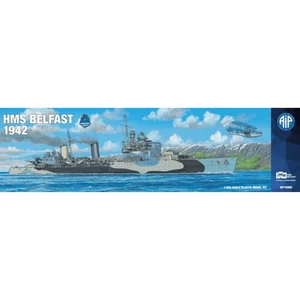 AIP 15002 HMS Belfast 1942 Royal Navy Cruiser Plastikbausatz Modell Maßstab 1:350 - Bild 1 von 1
