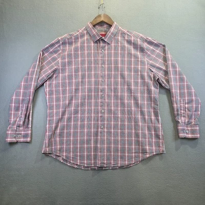 Camisa de vestir Alfani para hombre ajustada elástica manga larga abotonada talla 17-17,5/34-35 Foto 1 de 4