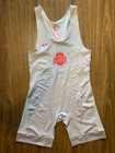 Ohio State Buckeyes NIKE DRI-FIT Wrestling Singlet NCAA. Grey. M, L, XL.