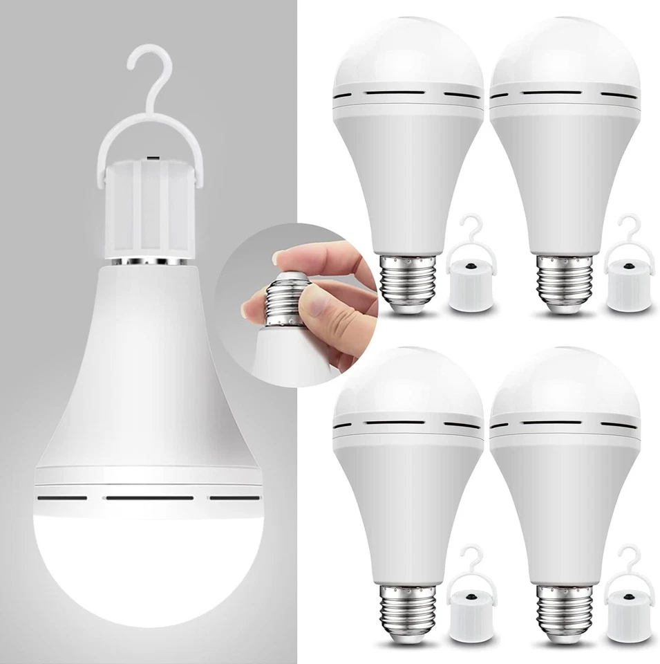 9W(60W) Led Bulb Rechargeable LED Light Bulbs with Battery backup Emergency - Image 1 of 4