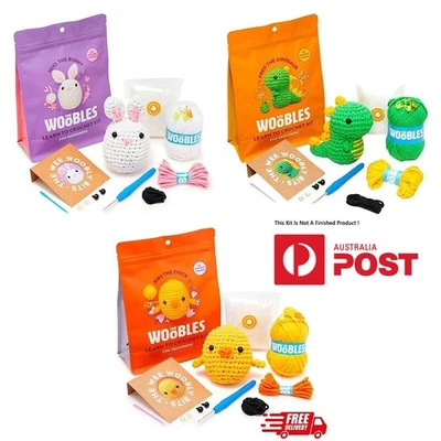 The Woobles Beginners Crochet Kit with Easy Peasy Yarn As Seen on Shark Tank AU - image 1 of 4