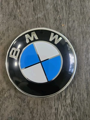 (1) Emblema insignia capó BMW (95mm) serie 7 G07 X7 M760 740 750 Foto 1 de 2