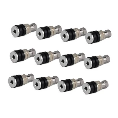 12 Valve Stems Bolt Durable Replacement Metal Rod Wheel Tire Valve Stems Bolt - Image 1 of 4
