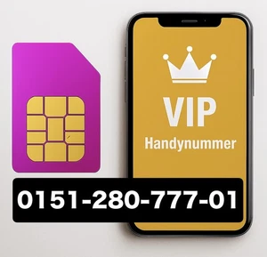 T-Mobile Handy SIM Karte | Top Rufnummer | Einfache Gold Premium Telefonnummer - Bild 1 von 2