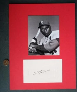 1964 St. Louis Cardinals Walt "No Neck" Williams signed Autogramm & Fotoset -- - Bild 1 von 1
