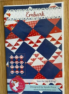 It's Sew Emma Quilt Pattern EMBARK ISE-248 UPC# 672975768386 NEW - Picture 1 of 2
