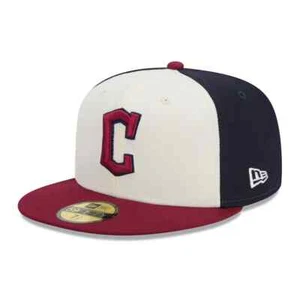 Men's New Era White/Red Cleveland Guardians 2024 City Connect 59FIFTY Fitted Hat - Picture 1 of 5