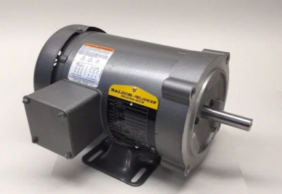Baldor CM3537 Electric Motor 34A62-232 3ph 1/2hp 3450rpm 230/460V 60hz TEFC 56C - Image 1 of 4