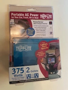 Tripp Lite 375W Car Power Inverter with 2 Outlets, Auto Inverter, Ultra Compact - Picture 1 of 4