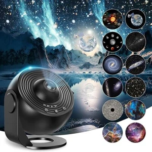 Mexllex 13 in 1 Galaxie Projektor Nachtlicht Planetarium Stern mit 12 Filmscheiben - Bild 1 von 8
