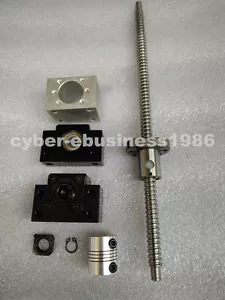 1 juego de tornillos de bola RM1204--650 mm tornillo de bola anti-retroceso y extremo de máquina BF10/BK10 - Imagen 1 de 5