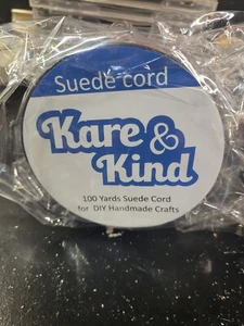 100 Yards Suede Cord, Leather Cord 2.6Mm X 1.5Mm Suede Lace Faux Leath� - Picture 1 of 4